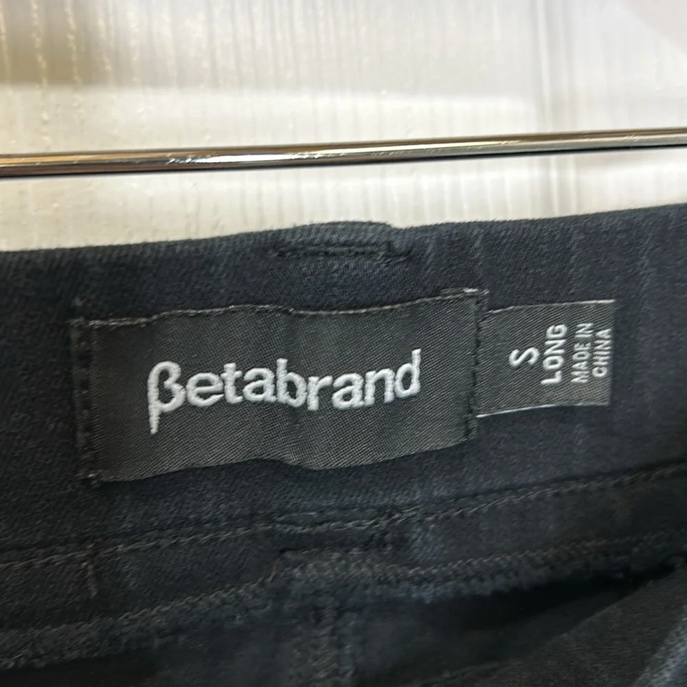 Betabrand Skinny Leg Jeans Women's Small Long Black 4‎ Pocket Denim W1545-BK